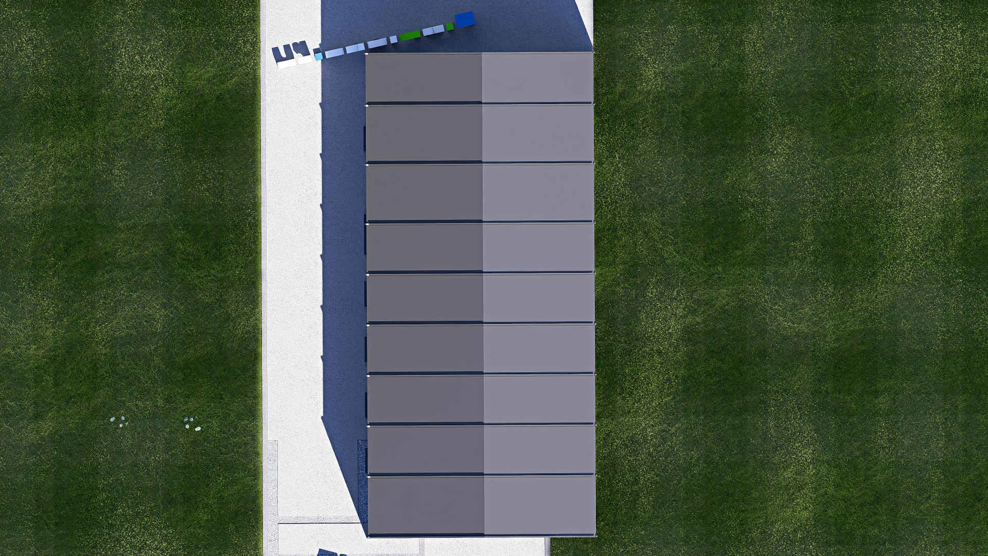 F-21050 - Проект гаража 5 на 10, площадью 40 м² на 1 машиноместо