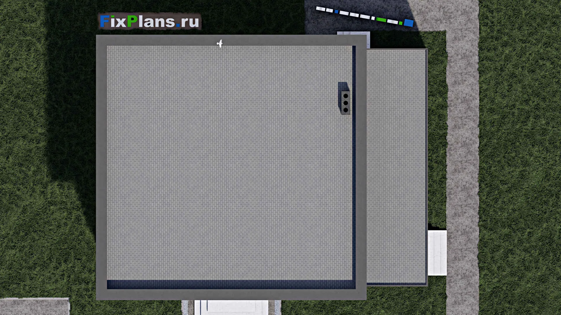 F-0791 - Проект двухэтажного дома 11 на 15, площадью 210 м² с террасой и 6 спальнями